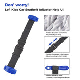 Maxbell Car Seat Belt Adjuster for Kids Auto Safety Belt for Adults Fixed Carry Blue