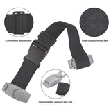 Maxbell Car Seat Belt Adjuster for Kids Auto Safety Belt for Adults Fixed Carry Gray
