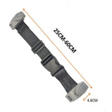 Maxbell Car Seat Belt Adjuster for Kids Auto Safety Belt for Adults Fixed Carry Gray