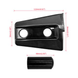 Maxbell 8Pcs Hood Hinge Cover Replaces for JK Wrangler 2007-2017 Easily Install Black