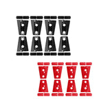Maxbell 8Pcs Hood Hinge Cover Replaces for JK Wrangler 2007-2017 Easily Install Black