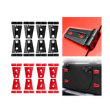 Maxbell 8Pcs Hood Hinge Cover Replaces for JK Wrangler 2007-2017 Easily Install Black