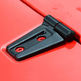Maxbell 8Pcs Hood Hinge Cover Replaces for JK Wrangler 2007-2017 Easily Install Black
