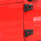 Maxbell 8Pcs Hood Hinge Cover Replaces for JK Wrangler 2007-2017 Easily Install Black