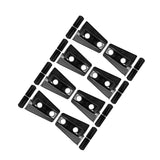 Maxbell 8Pcs Hood Hinge Cover Replaces for JK Wrangler 2007-2017 Easily Install Black