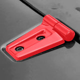 Maxbell 8Pcs Hood Hinge Cover Replaces for JK Wrangler 2007-2017 Easily Install Red