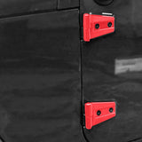 Maxbell 8Pcs Hood Hinge Cover Replaces for JK Wrangler 2007-2017 Easily Install Red