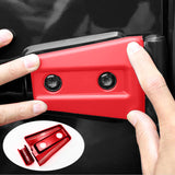 Maxbell 8Pcs Hood Hinge Cover Replaces for JK Wrangler 2007-2017 Easily Install Red