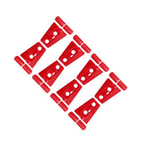 Maxbell 8Pcs Hood Hinge Cover Replaces for JK Wrangler 2007-2017 Easily Install Red