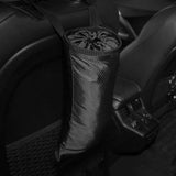 Maxbell Car Garbage Bag Leakproof High Road Trash Bag for Car Outdoor Traveling Black Ball Pattern