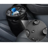 Maxbell Car Garbage Bag Leakproof High Road Trash Bag for Car Outdoor Traveling Black Ball Pattern