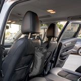 Maxbell Car Garbage Bag Leakproof High Road Trash Bag for Car Outdoor Traveling Black Ball Pattern