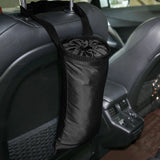 Maxbell Car Garbage Bag Leakproof High Road Trash Bag for Car Outdoor Traveling Black Ball Pattern