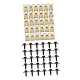 Maxbell U Nuts Kit J98+J260 Durable Replace BMW 6er 7er 8er x1 x3 x5 x6 30pc J260  30pc J98