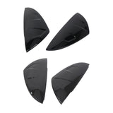 Maxbell 2 Pieces Door Mirror Cover Caps for Lexus IS500 Repair Part Gloss Black