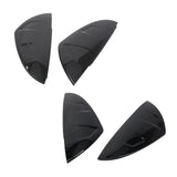 Maxbell 2 Pieces Door Mirror Cover Caps for Lexus IS500 Repair Part Gloss Black