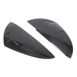 Maxbell 2 Pieces Door Mirror Cover Caps for Lexus IS500 Repair Part Carbon Fiber Pattern