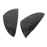 Maxbell 2 Pieces Door Mirror Cover Caps for Lexus IS500 Repair Part Carbon Fiber Pattern