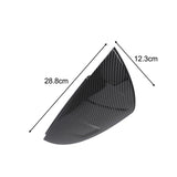Maxbell 2 Pieces Door Mirror Cover Caps for Lexus IS500 Repair Part Carbon Fiber Pattern