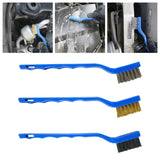 Maxbell 3x Mini Brass Brushes Cleaning Brush for Cleaning Welding Slag and Rust