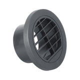 Maxbell Black Air Vent Ducting Piece Air Ducting Pipe Assembly 90mm Round Vent Cover