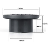 Maxbell Black Air Vent Ducting Piece Air Ducting Pipe Assembly 90mm Round Vent Cover