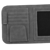 Maxbell Car Visor Organizer Glasses Holders for Pen Storing Cards Car SUV Truck Gray