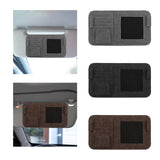 Maxbell Car Visor Organizer Glasses Holders for Pen Storing Cards Car SUV Truck Gray