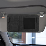 Maxbell Car Visor Organizer Glasses Holders for Pen Storing Cards Car SUV Truck Black