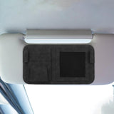 Maxbell Car Visor Organizer Glasses Holders for Pen Storing Cards Car SUV Truck Black
