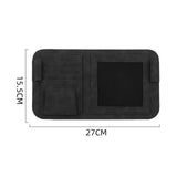 Maxbell Car Visor Organizer Glasses Holders for Pen Storing Cards Car SUV Truck Black