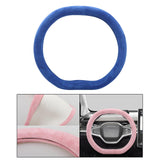 Maxbell Car Steering Wheel Cover Soft Skidproof for Women Girls Ladies Most Car Blue
