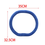 Maxbell Car Steering Wheel Cover Soft Skidproof for Women Girls Ladies Most Car Blue
