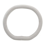 Maxbell Car Steering Wheel Cover Soft Skidproof for Women Girls Ladies Most Car White