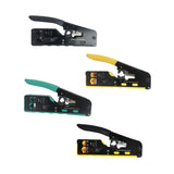 Maxbell Pass through Crimper Cutter Stripper Network Wire Crimping Tool Black
