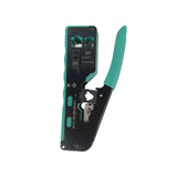 Maxbell Pass through Crimper Cutter Stripper Network Wire Crimping Tool Green