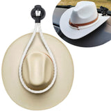 Maxbell Hat Hanger Cowboy Hat Mounts for Cabinet Self Driving Tour Refrigerator grey