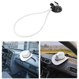 Maxbell Hat Hanger Cowboy Hat Mounts for Cabinet Self Driving Tour Refrigerator white