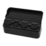 Maxbell Car Coin Case Storage Organizer Lightweight Black Practical Coin Container