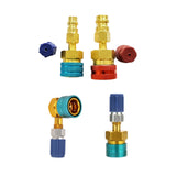Maxbell R1234yf Quick Couplers Kit Hose Adapter Replacement R1234yf to R134A Adapter A
