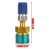 Maxbell R1234yf Quick Couplers Kit Hose Adapter Replacement R1234yf to R134A Adapter A