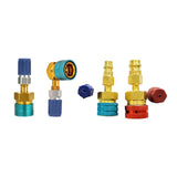 Maxbell R1234yf Quick Couplers Kit Hose Adapter Replacement R1234yf to R134A Adapter A
