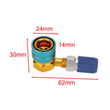 Maxbell R1234yf Quick Couplers Kit Hose Adapter Replacement R1234yf to R134A Adapter B