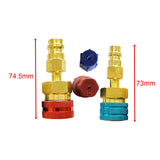 Maxbell R1234yf Quick Couplers Kit Hose Adapter Replacement R1234yf to R134A Adapter C