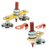 Maxbell Welding Machine Ground Connector with Copper Tail Auto Bodywork Spotter Tool 6.5cm
