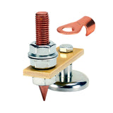 Maxbell Welding Machine Ground Connector with Copper Tail Auto Bodywork Spotter Tool 6.5cm