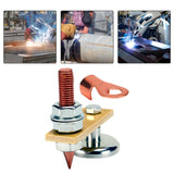 Maxbell Welding Machine Ground Connector with Copper Tail Auto Bodywork Spotter Tool 6.5cm