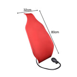 Maxbell Car Lumbar Support Cushion Durable Universal Comfortable Air Motion Backrest Red