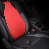 Maxbell Car Lumbar Support Cushion Durable Universal Comfortable Air Motion Backrest Red