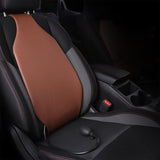 Maxbell Car Lumbar Support Cushion Durable Universal Comfortable Air Motion Backrest Coffee